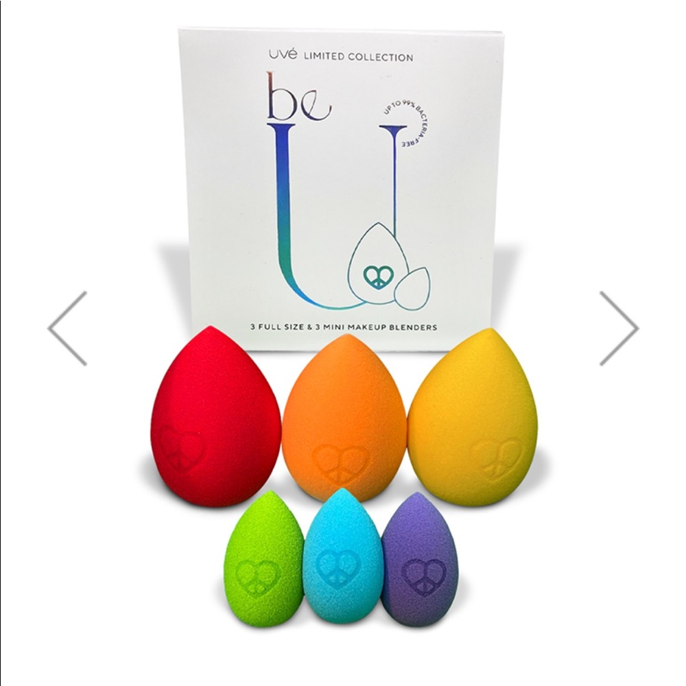UVÉ BEAUTY Be U Limited Collection 6p Makeup Sponge Set $65